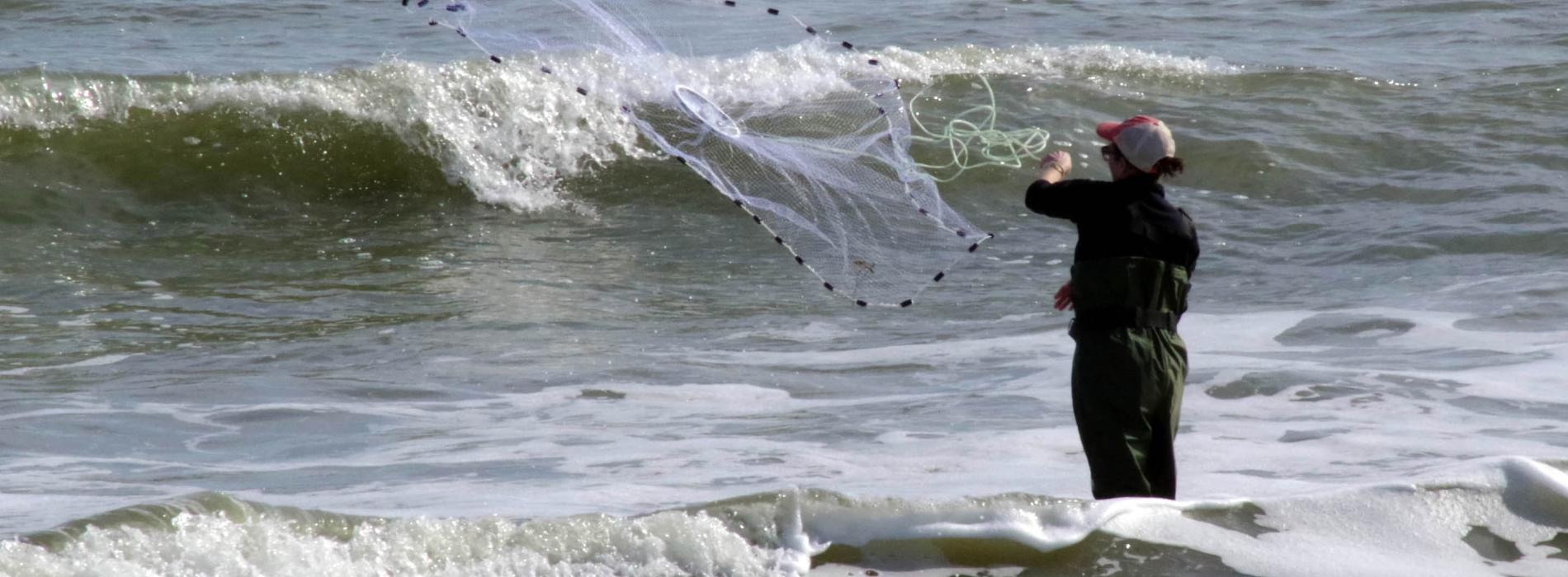 Casting Net Edisto Beach