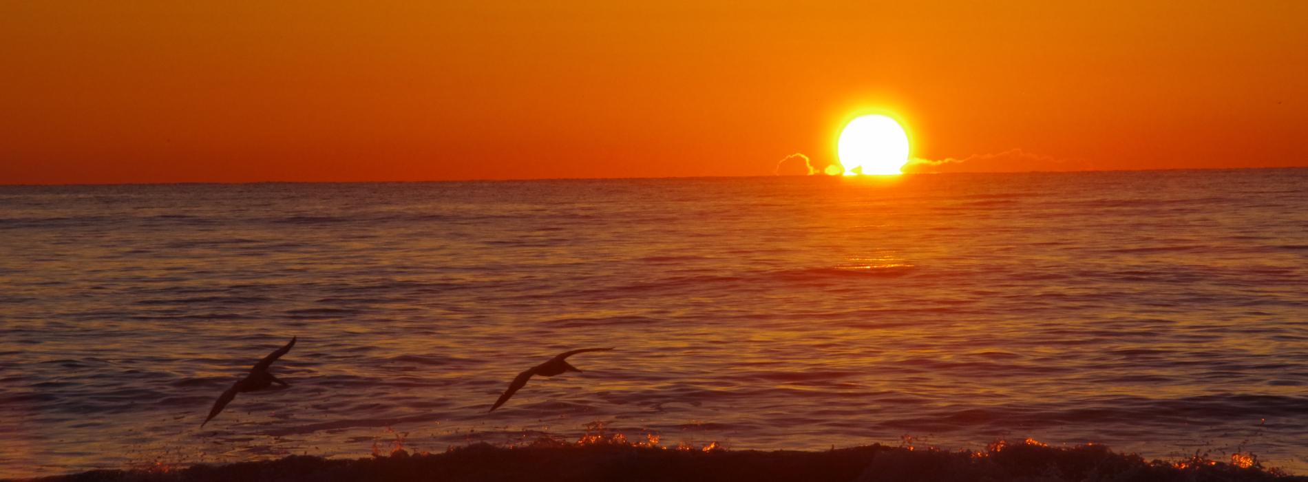 Sunset over Edisto Beach