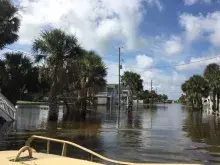 Flooded Street in June 2019