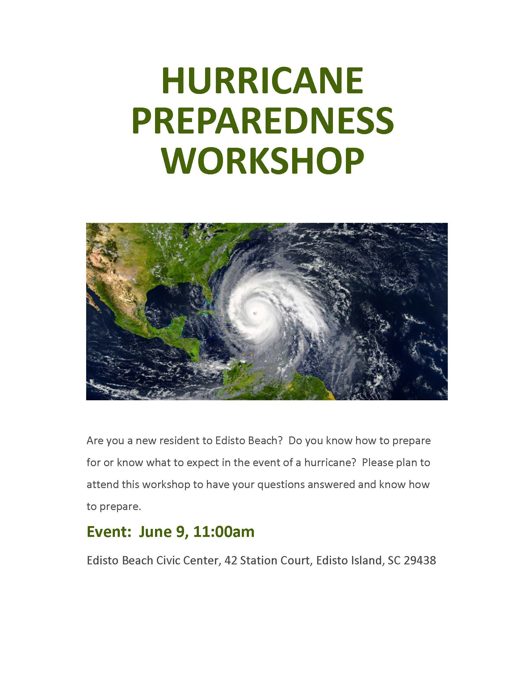 2023 Hurricane Preparedness Workshop