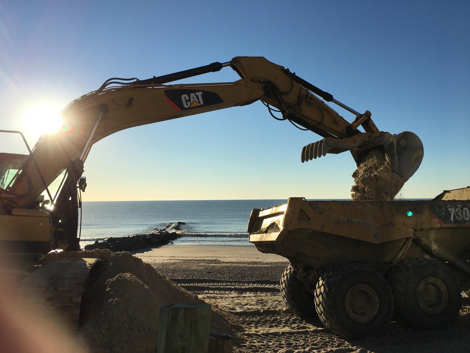 Construction at Beach Access 1